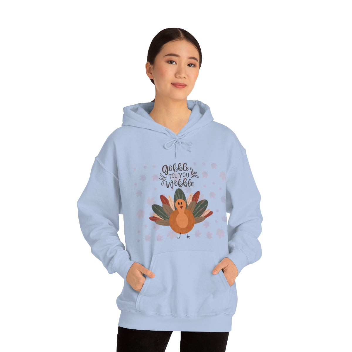 Gobble Til You Wobble Unisex Heavy Blend™ Hooded Sweatshirt