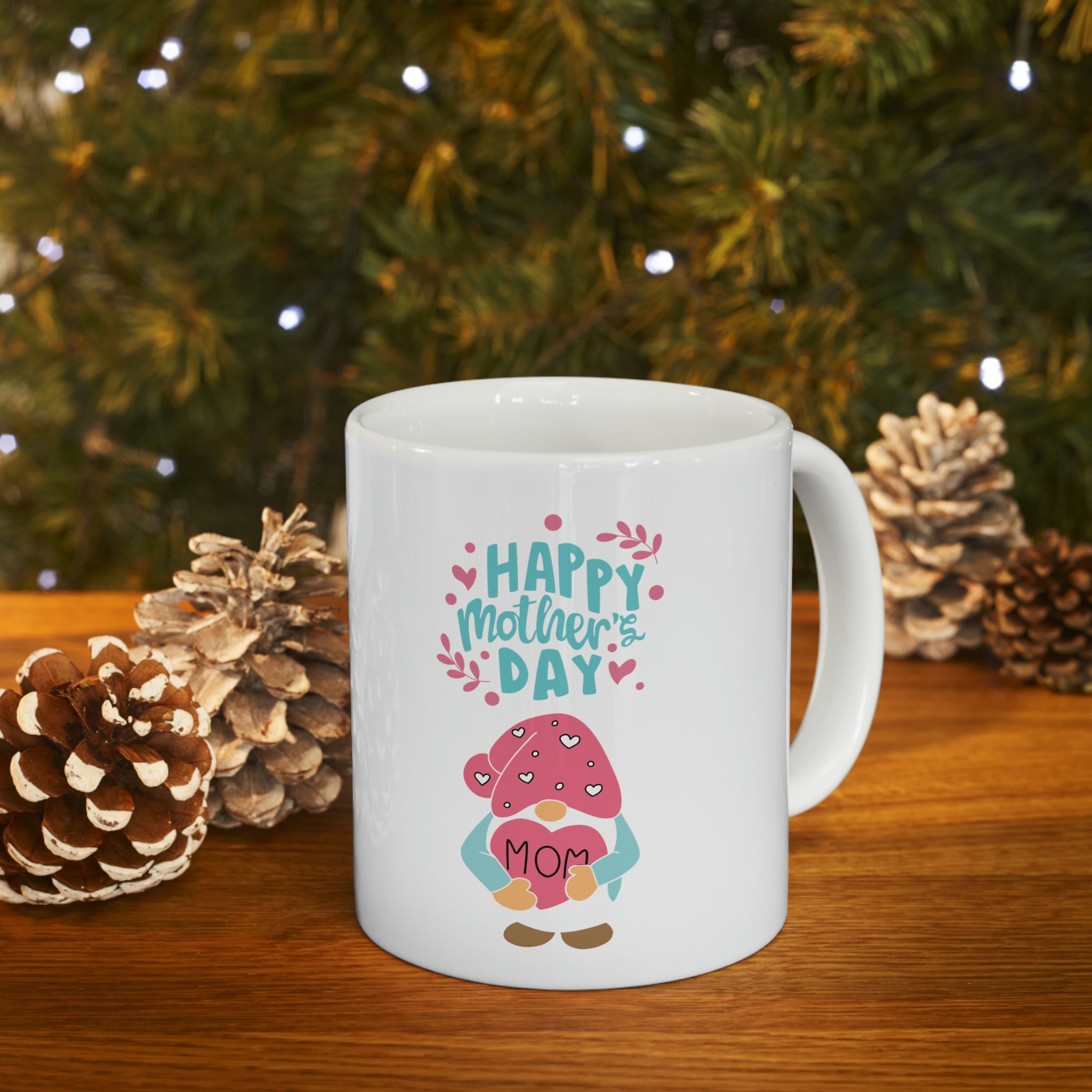 Happy Mother's Day Gnome Ceramic Mug 11oz