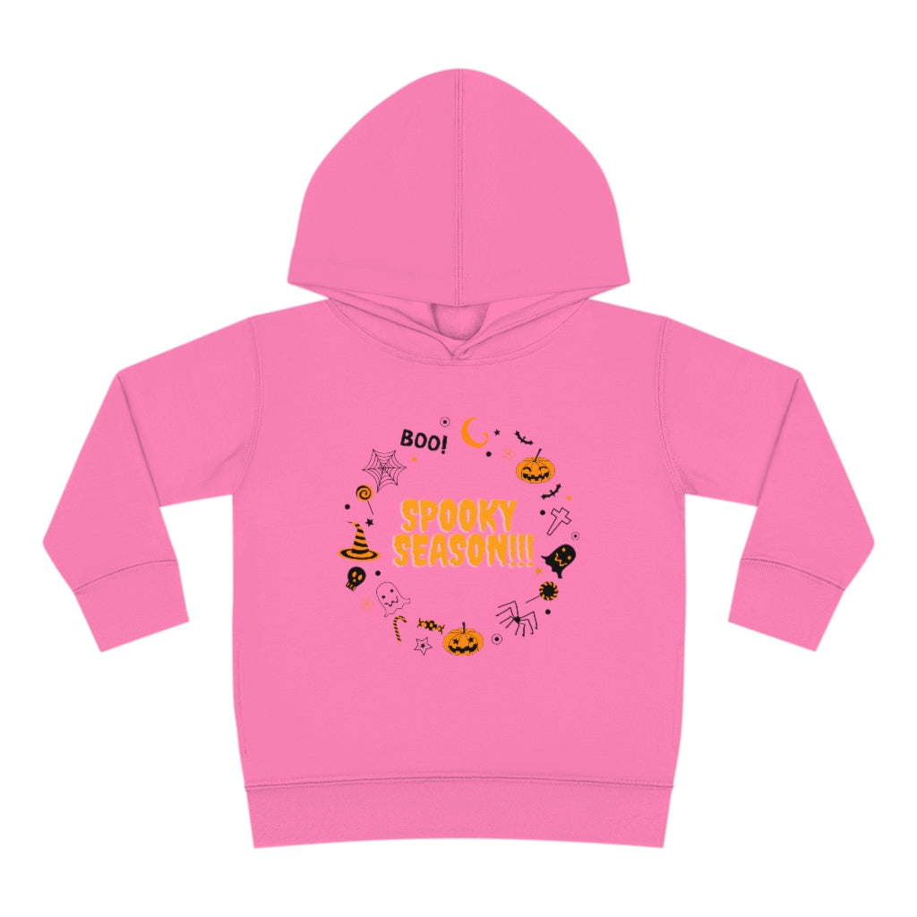 Spooky Season Boo!! Toddler Pullover Fleece Hoodie