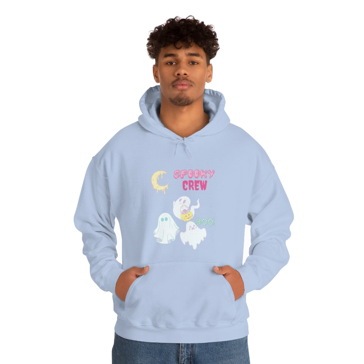 Spooky Crew BOO Unisex Heavy Blend™ Hooded Sweatshirt