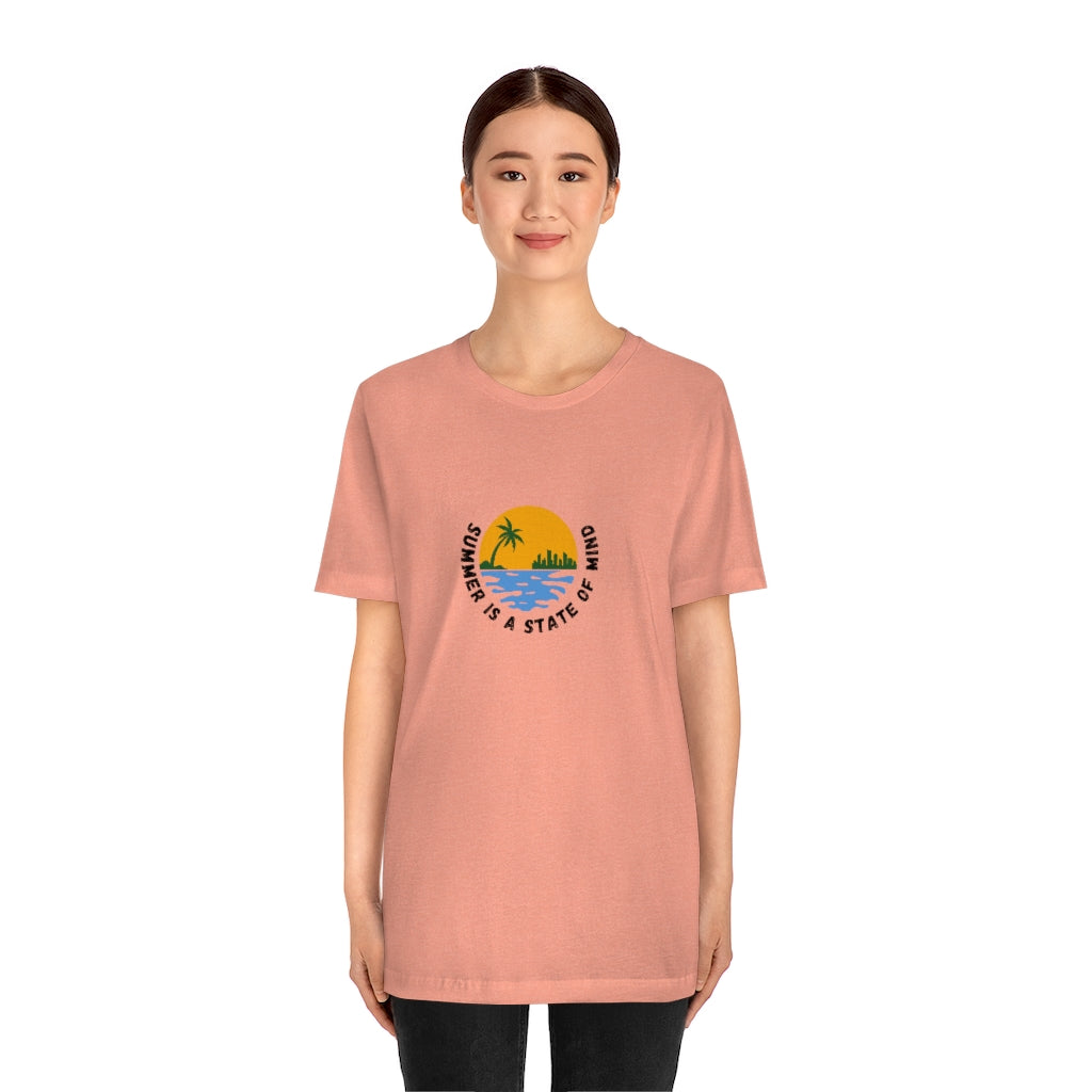 Summer Is A State Of Mind Unisex Jersey Short Sleeve Tee