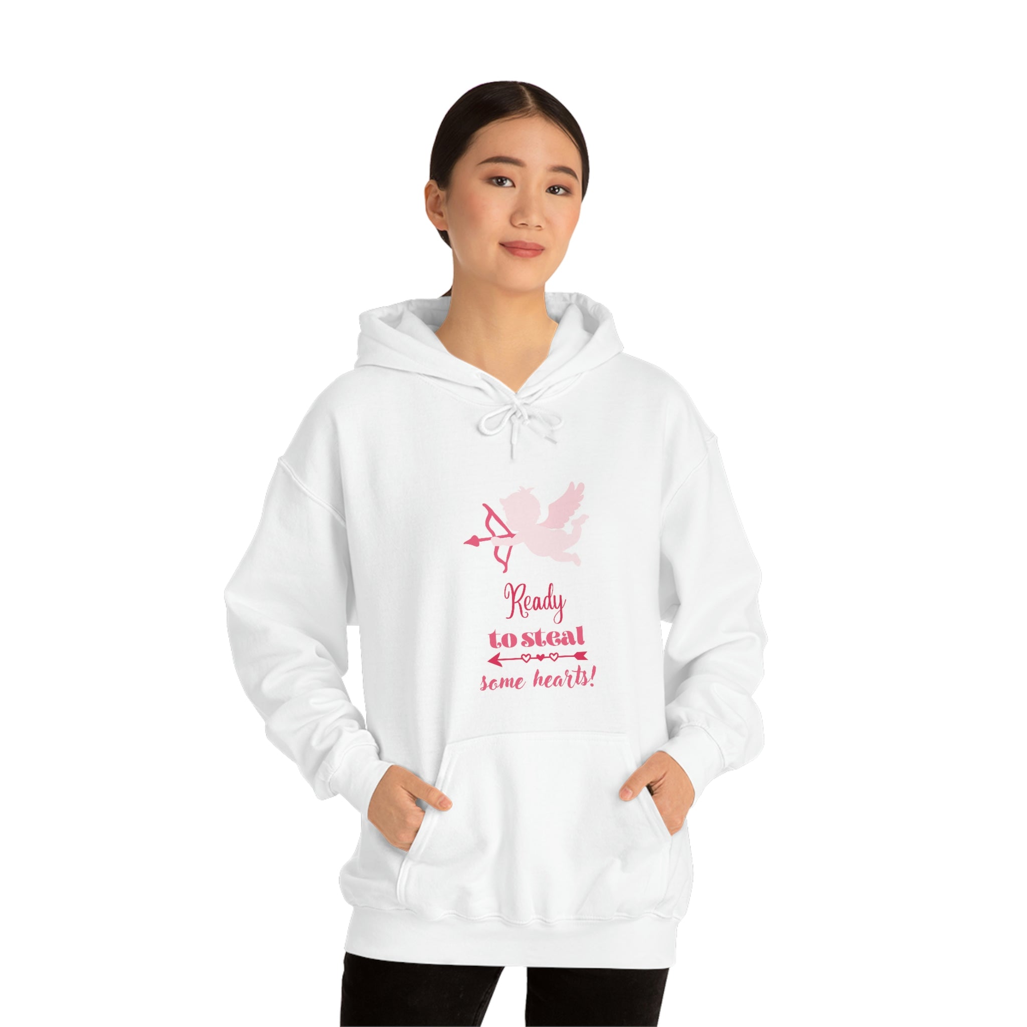 Ready To Steal Some Hearts Unisex Heavy Blend™ Hooded Sweatshirt