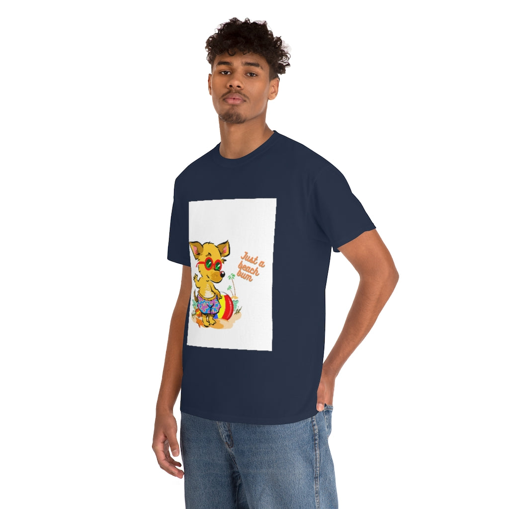 Just A Beach Bum Unisex Heavy Cotton Tee