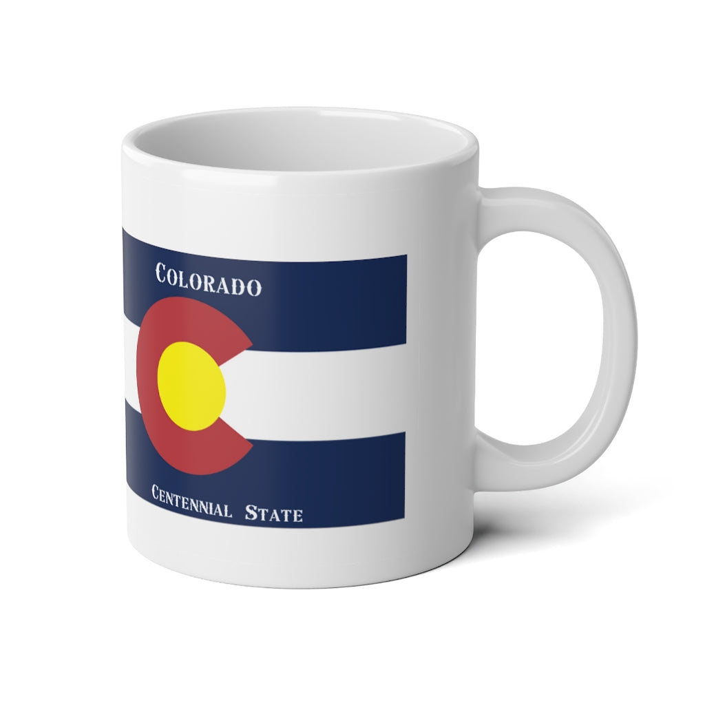 Colorado State Flag Jumbo Mug, 20oz