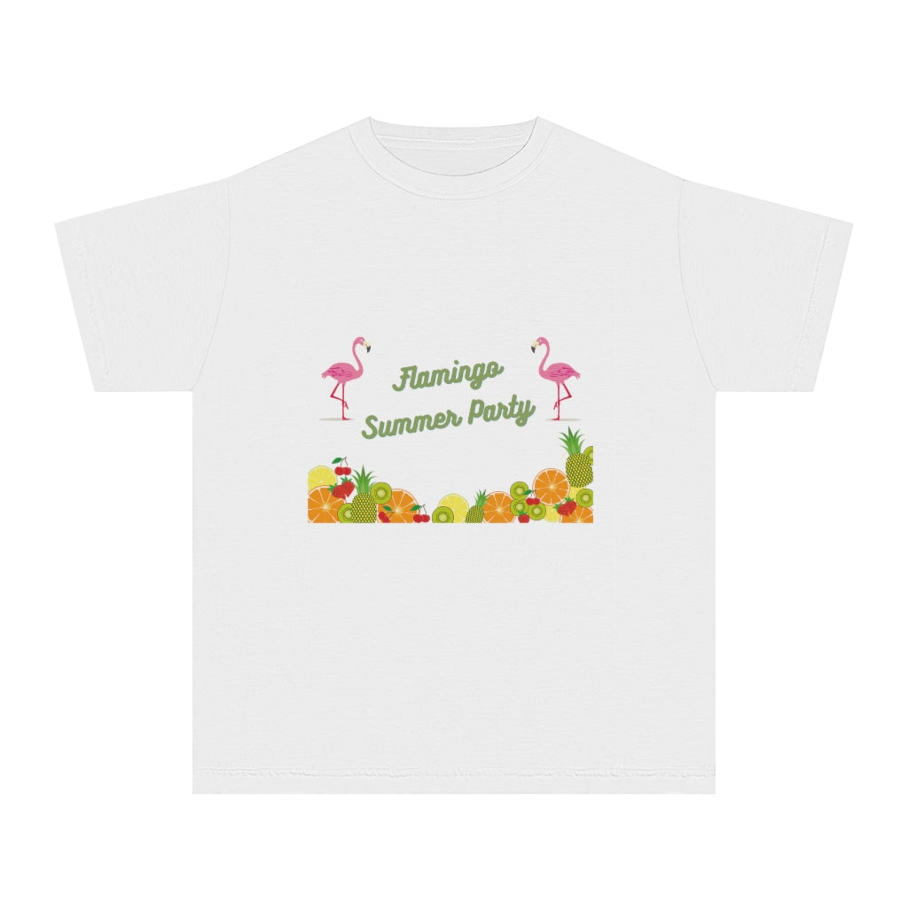 Flamingo Summer Party Youth Midweight Tee