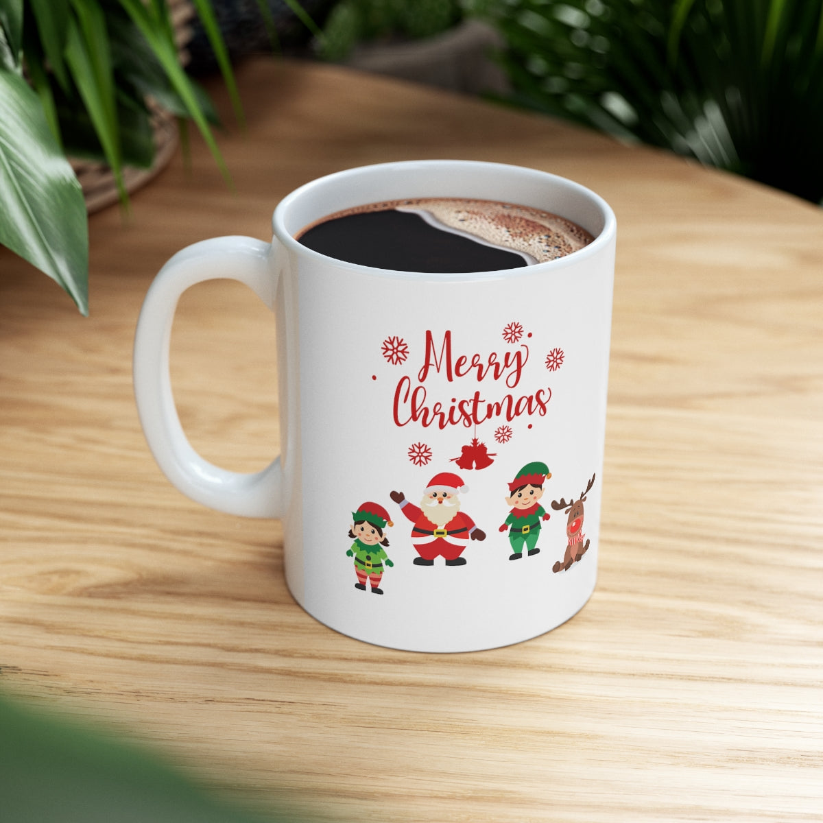 Merry Christmas From Santa & Helpers ceramic Mug 11oz