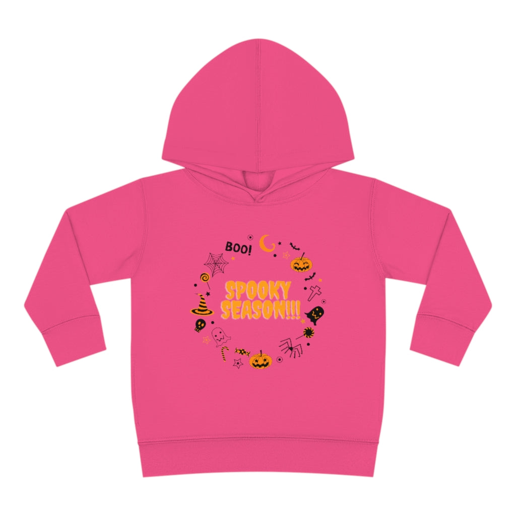 Spooky Season Boo!! Toddler Pullover Fleece Hoodie