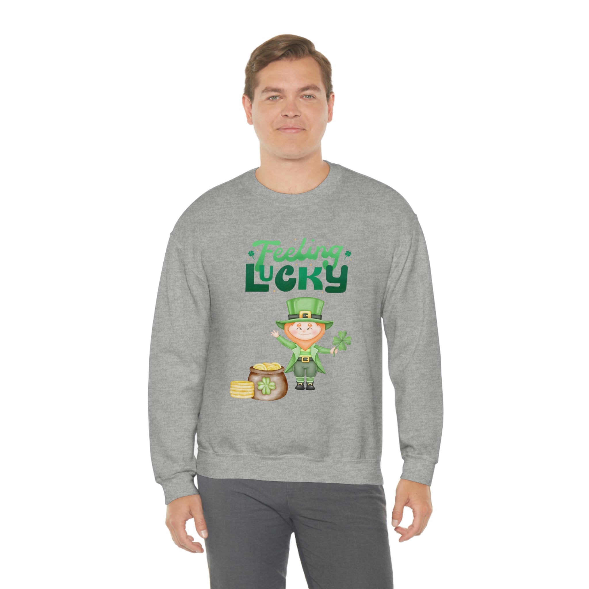 Feeling Lucky Unisex Heavy Blend™ Crewneck Sweatshirt