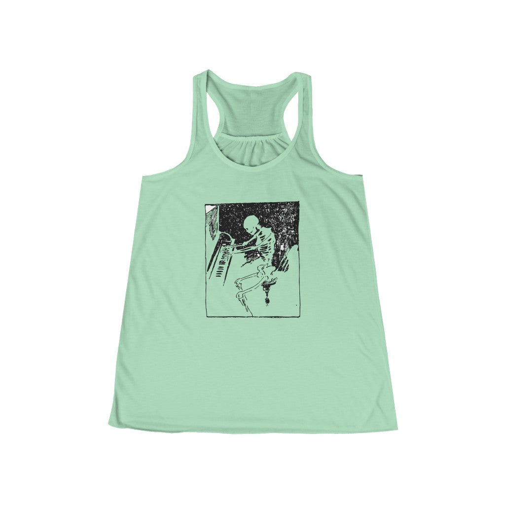 Piano Player Women's Flowy Racerback Tank