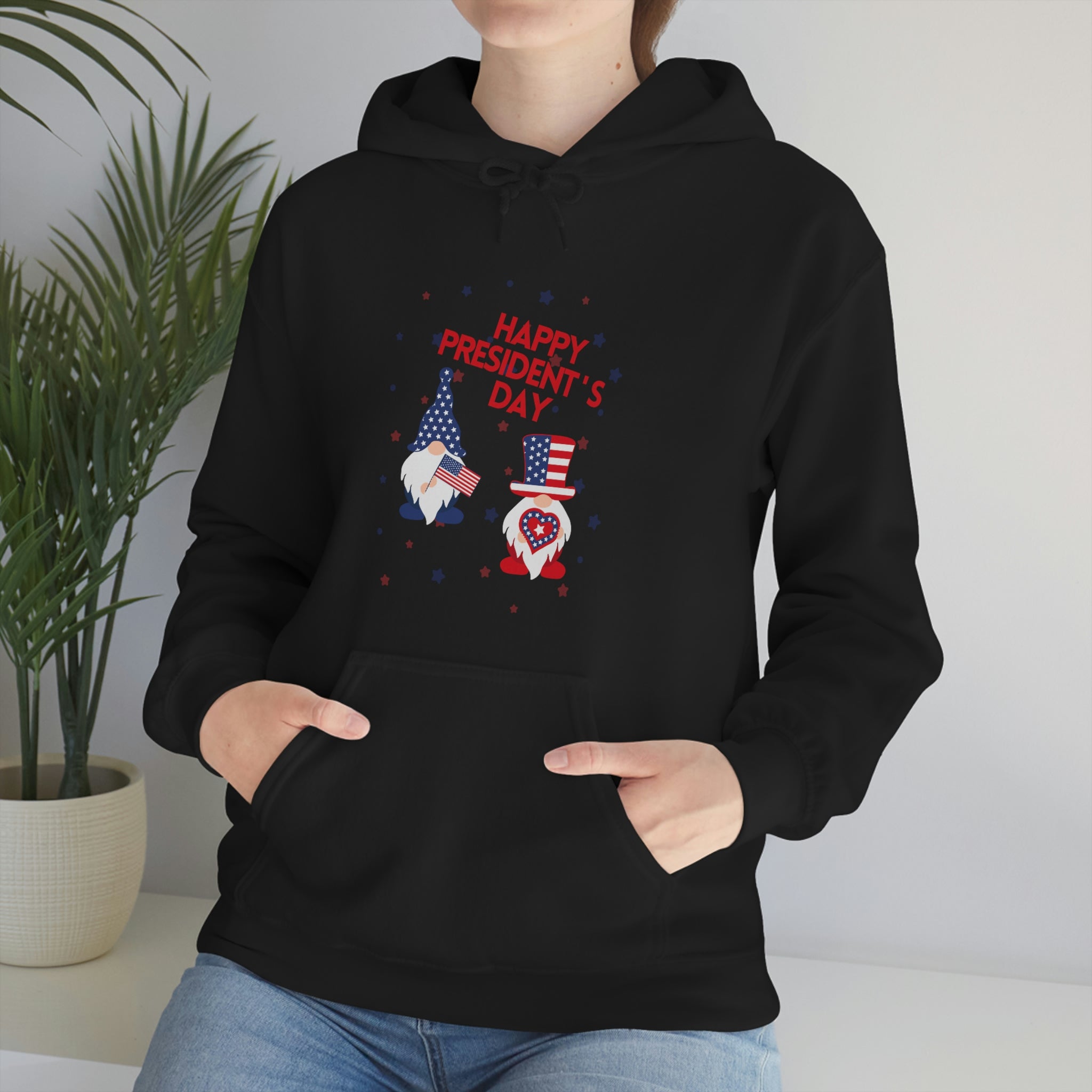 Happy President's Day Gnome Unisex Heavy Blend™ Hooded Sweatshirt