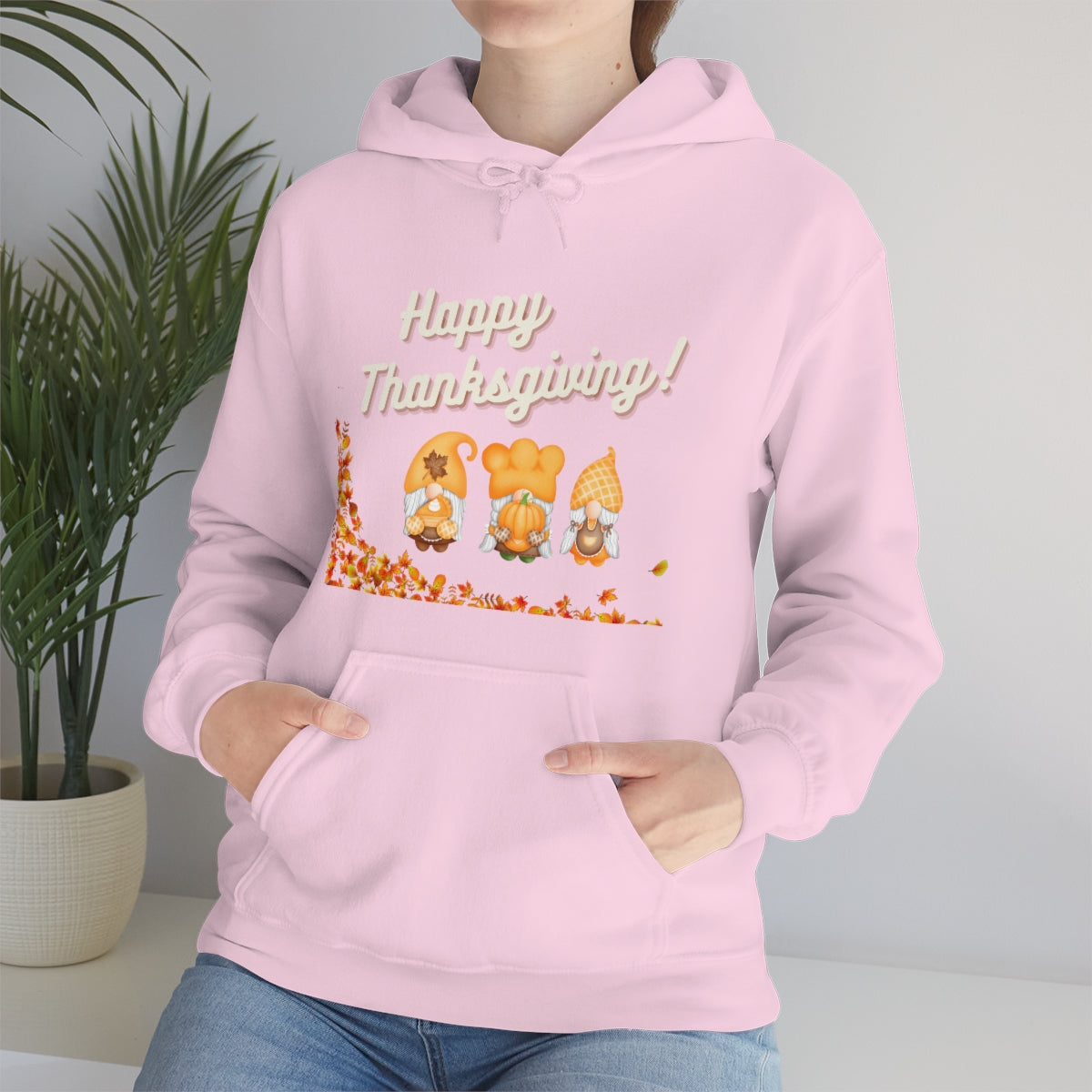 Happy Thanksgiving Gnome Unisex Heavy Blend™ Hooded Sweatshirt