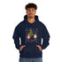 Merry & Bright Holidays Christmas Unisex Heavy Blend™ Hooded Sweatshirt