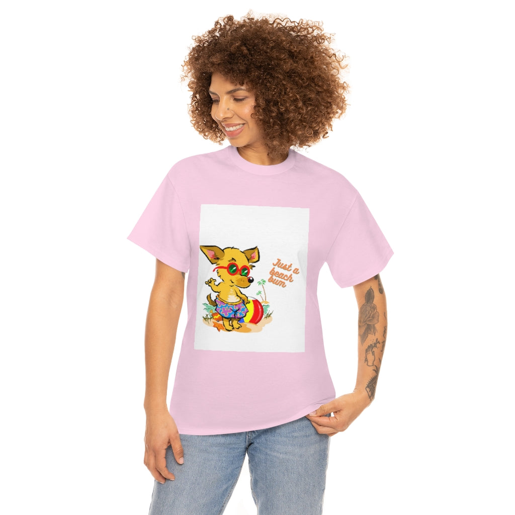 Just A Beach Bum Unisex Heavy Cotton Tee