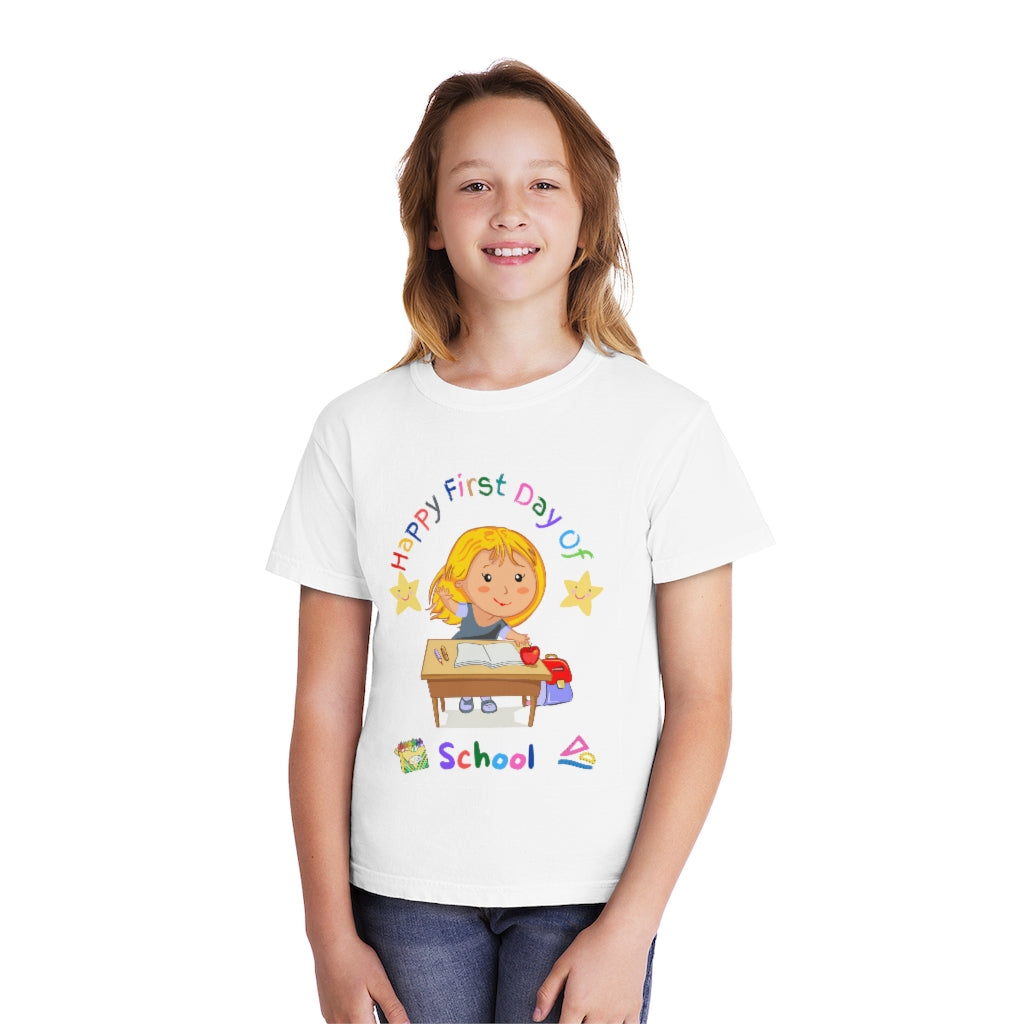 Happy First Day of School Youth Midweight Tee