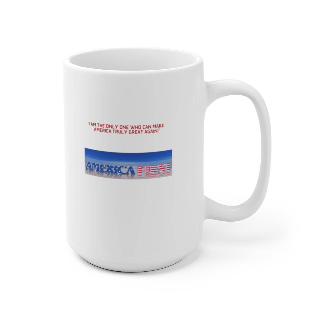 45th  President White Ceramic Mug