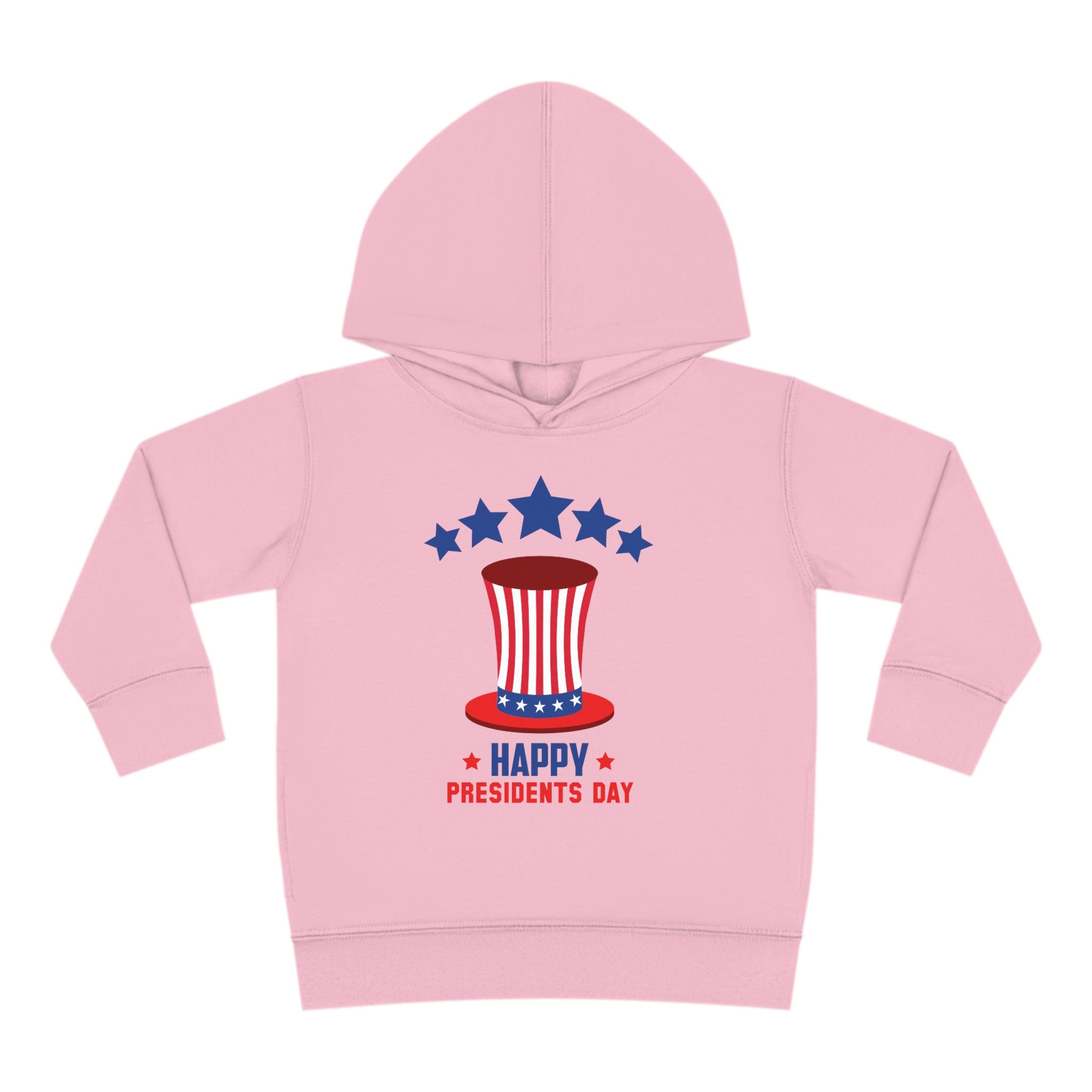 Happy President's Day Hat Toddler Pullover Fleece Hoodie