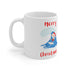 Surfing Santa Ceramic Mug 11oz