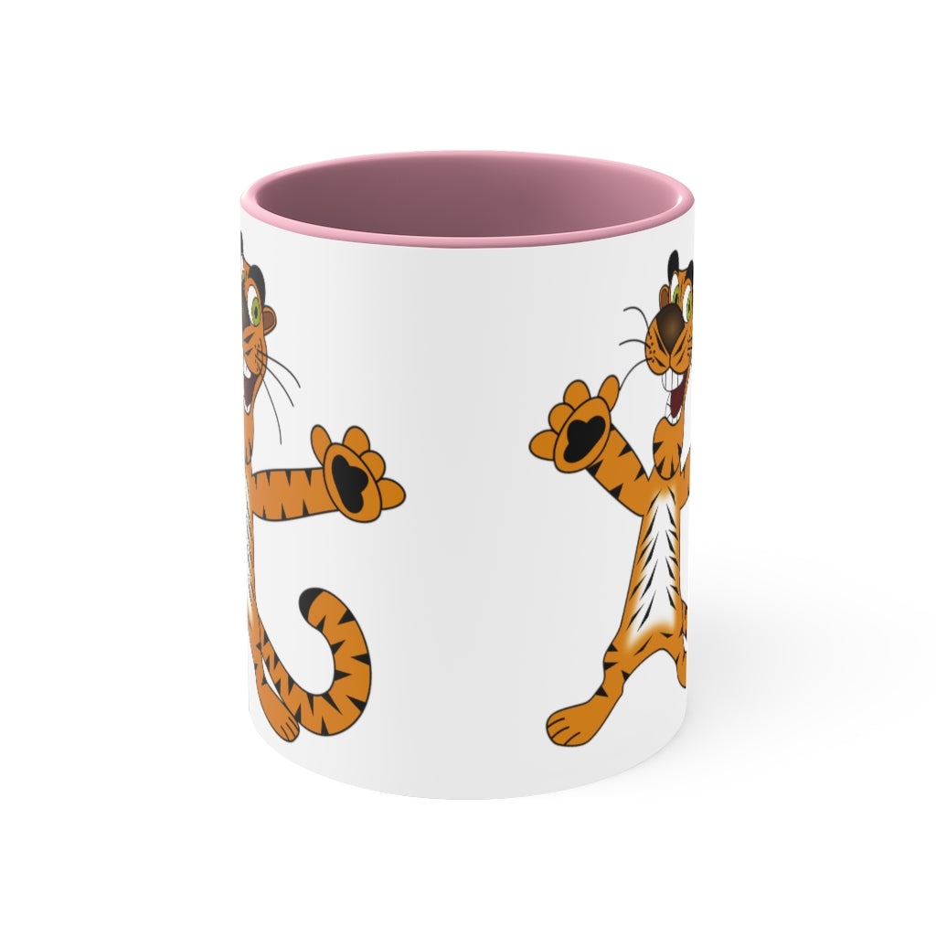 Tiger Accent Coffee Mug, 11oz