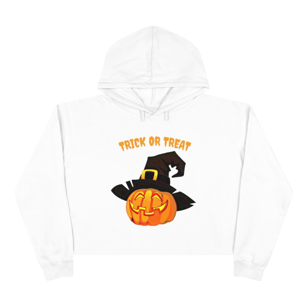 Trick or Treat Crop Hoodie