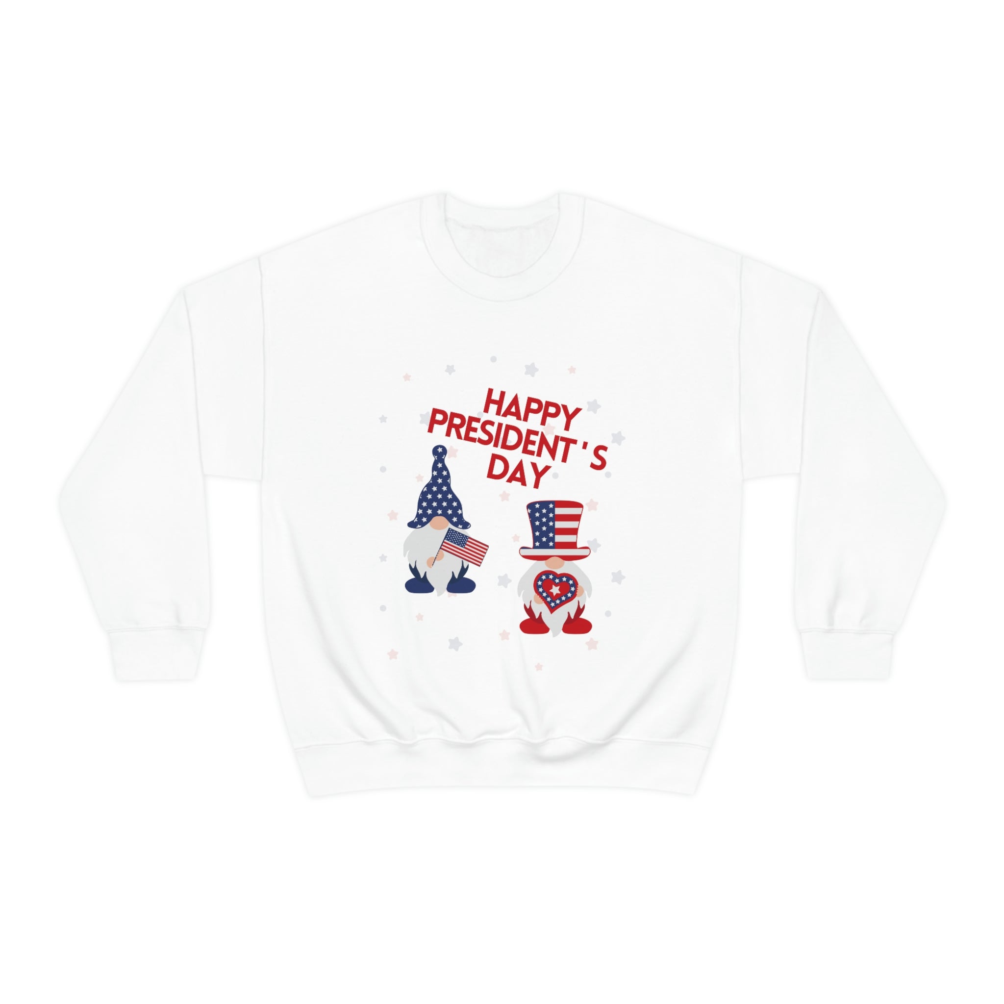 Happy President's Day Gnome Unisex Heavy Blend™ Crewneck Sweatshirt