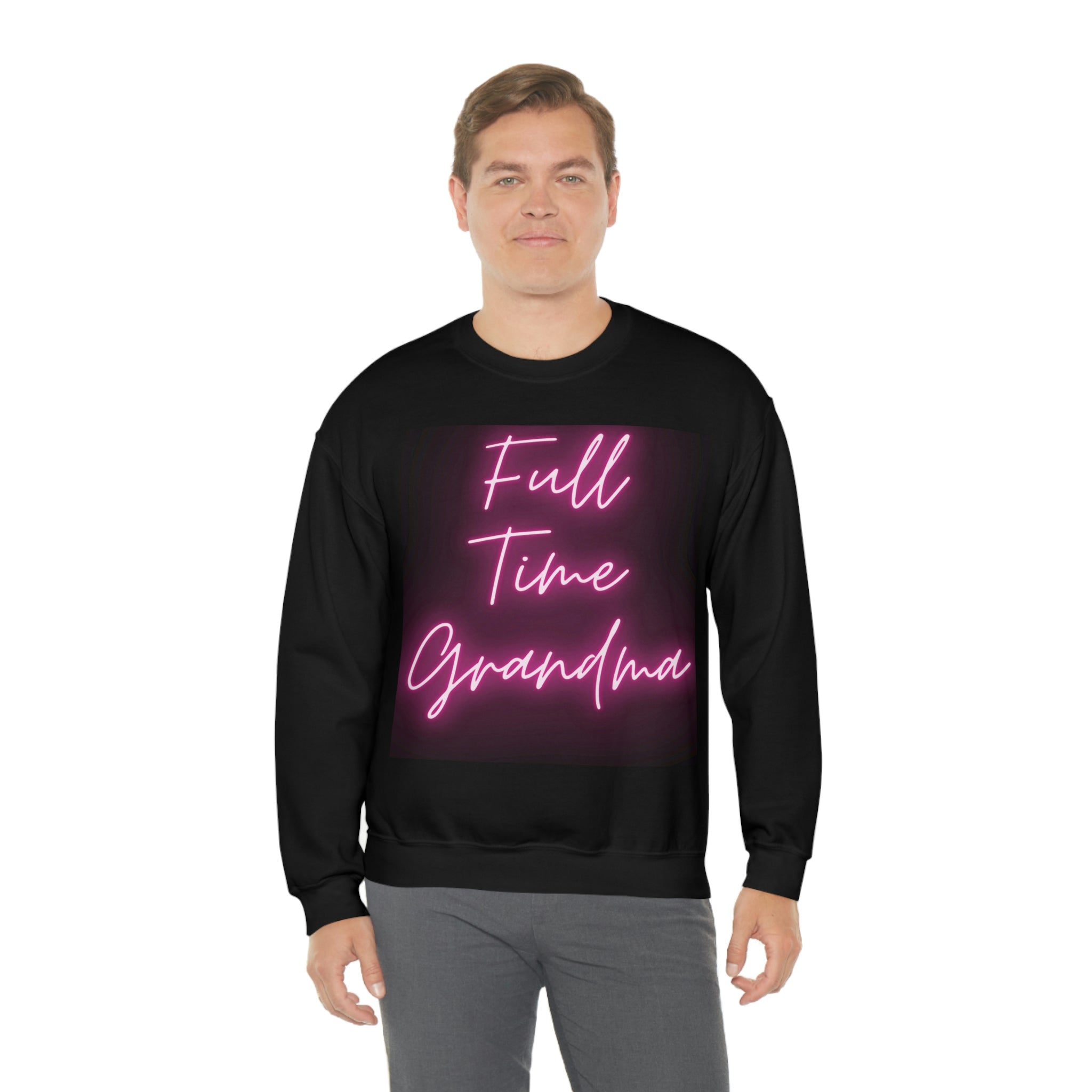 Full Time Grandma Unisex Heavy Blend™ Crewneck Sweatshirt