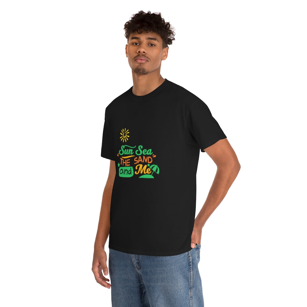 Sun Sea The Sand and Me Unisex Heavy Cotton Tee