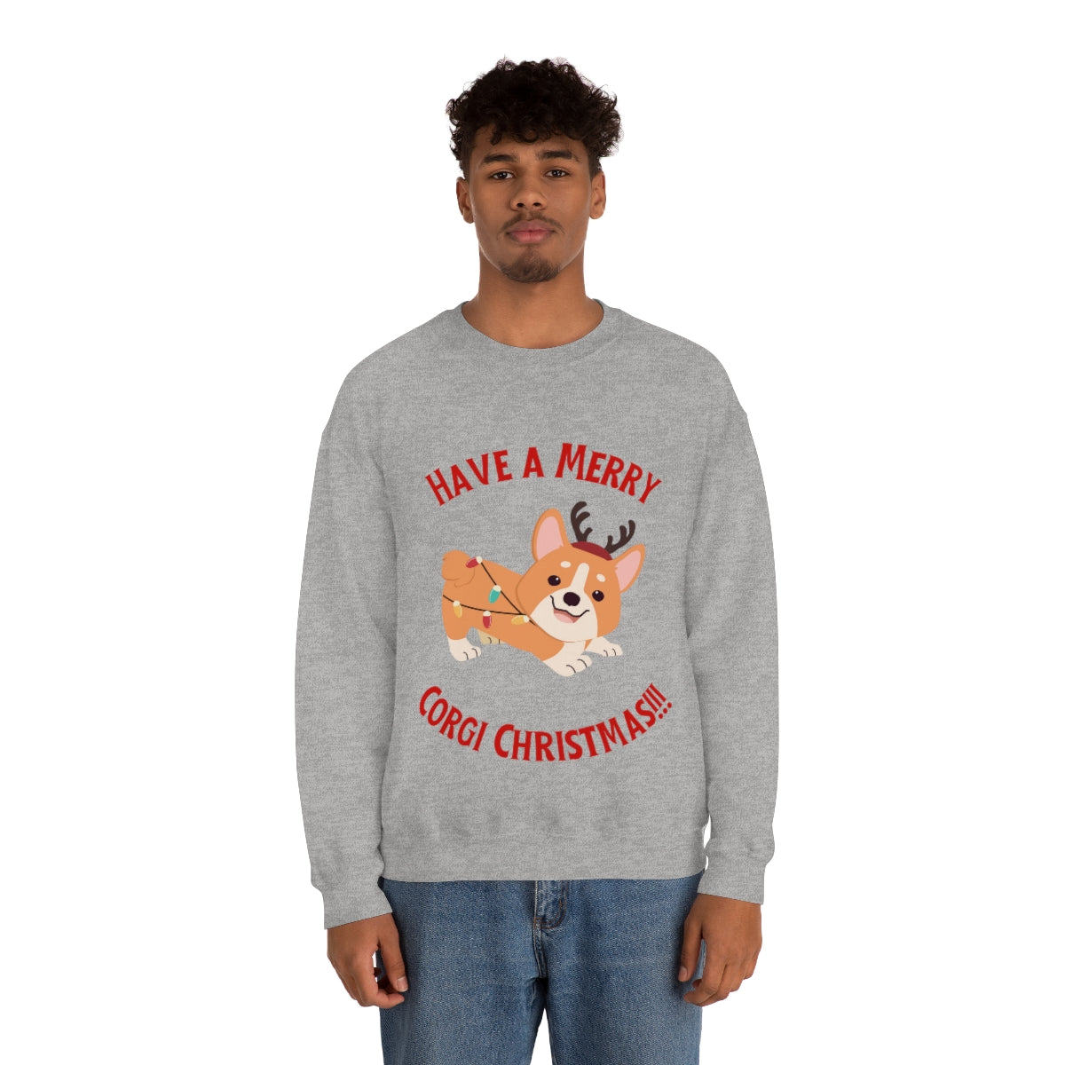 Have A Merry Corgi Christmas Unisex Heavy Blend™ Crewneck Sweatshirt