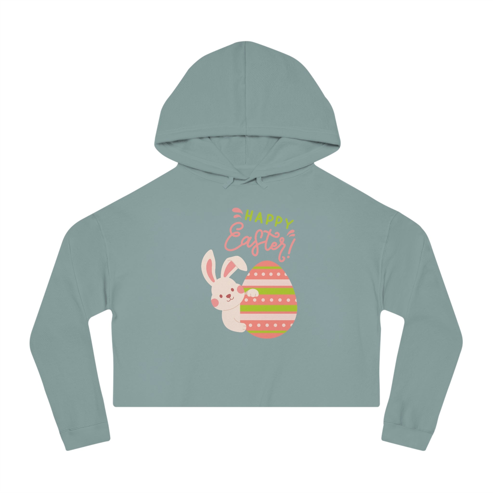 Easter Egg Women’s Cropped Hooded Sweatshirt