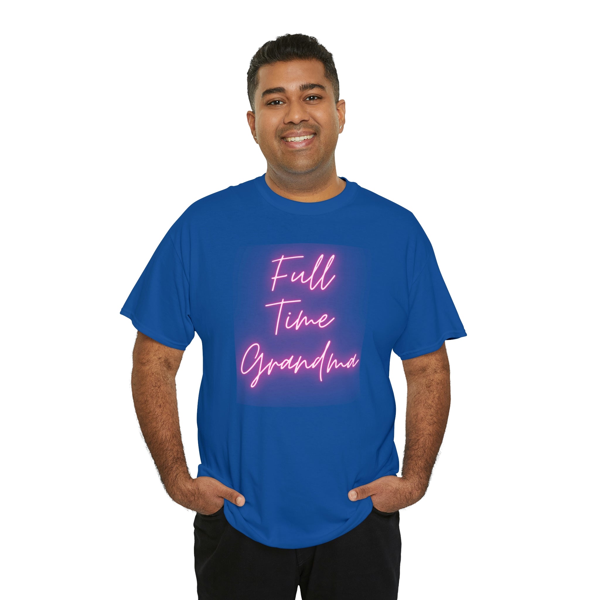Full Time Grandma Unisex Heavy Cotton Tee