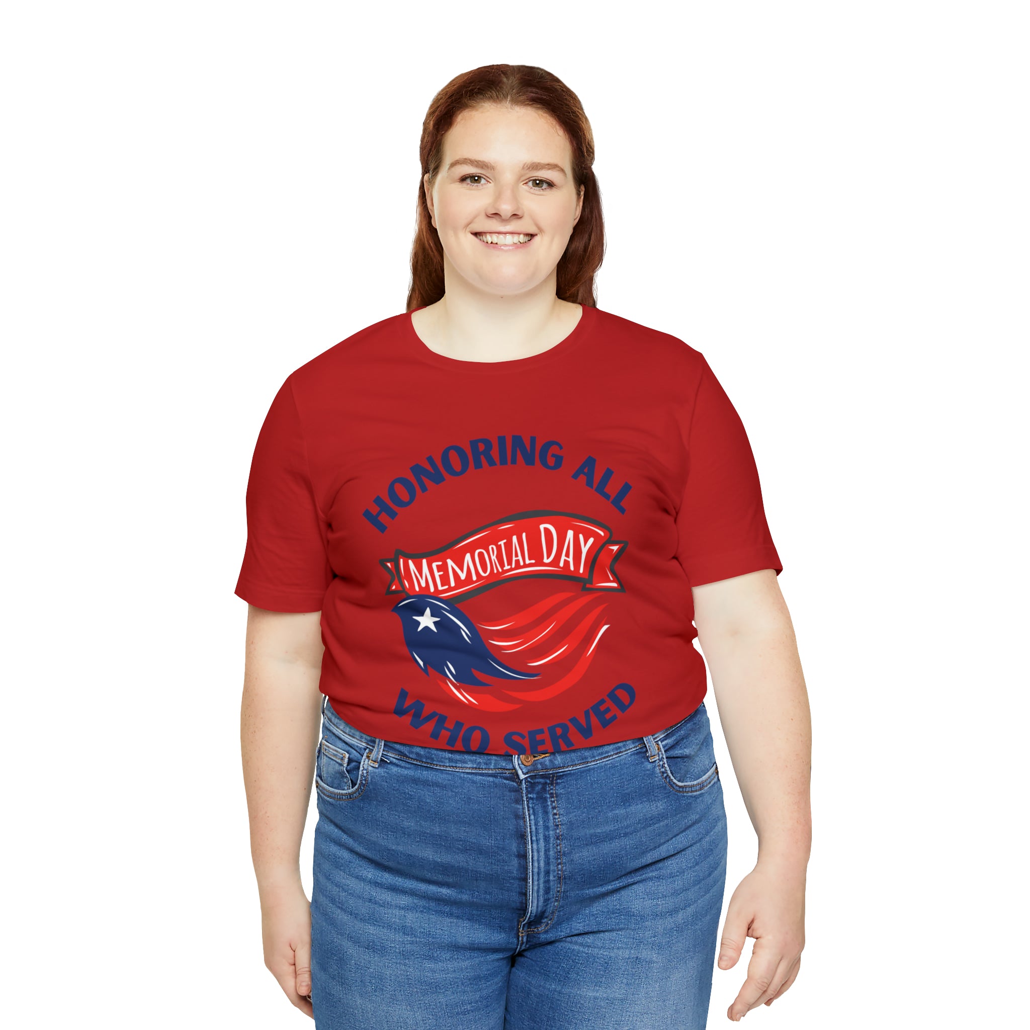 Memorial Day Honoring All Who Served Unisex Jersey Short Sleeve Tee