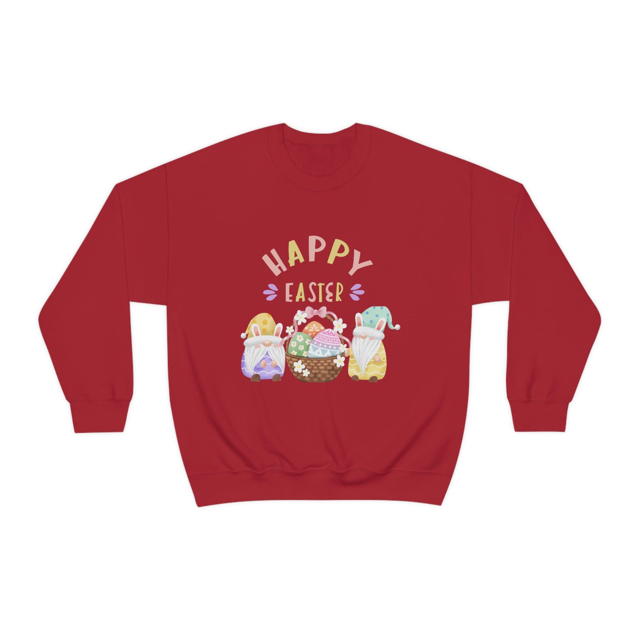 Happy Easter Gnome Unisex Heavy Blend™ Crewneck Sweatshirt