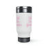 Full Time Grandma Stainless Steel Travel Mug with Handle, 14oz