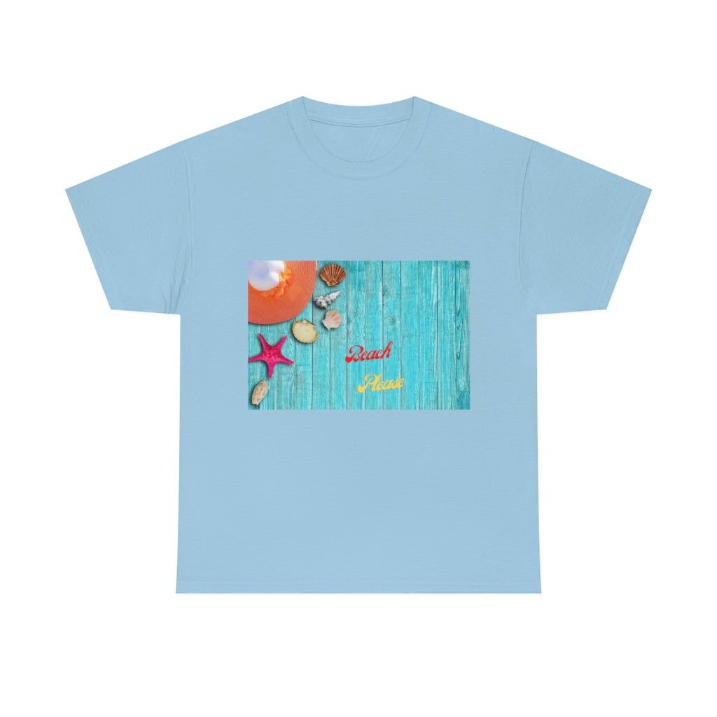 The Beach Please Unisex Heavy Cotton Tee