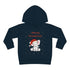 Cute Christmas Elephant Toddler Pullover Fleece Hoodie
