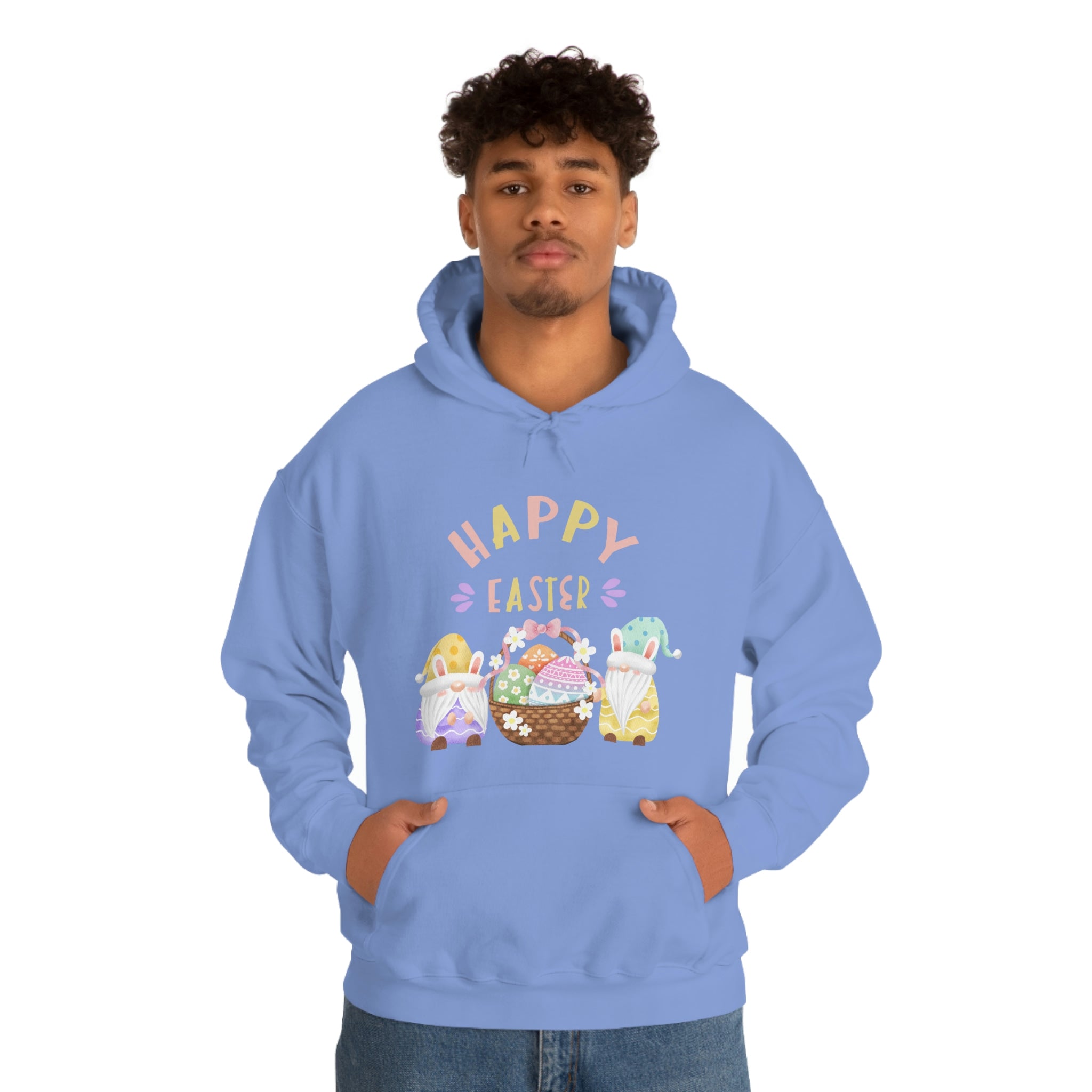 Happy Easter Gnome Unisex Heavy Blend™ Hooded Sweatshirt