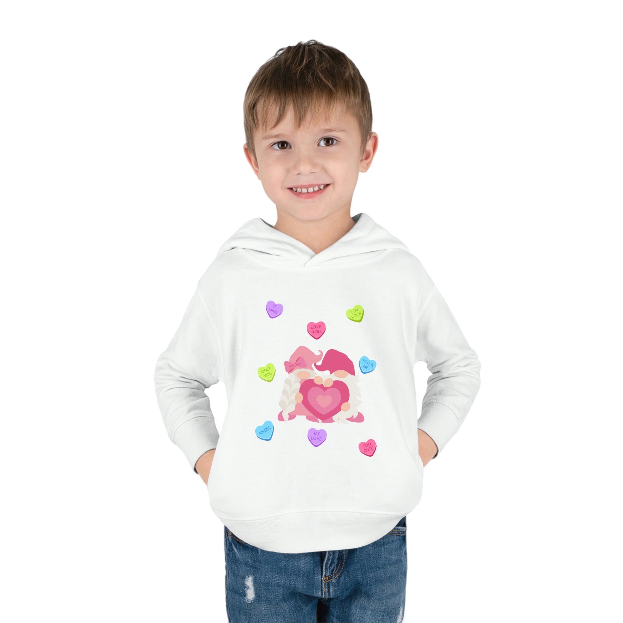 You Gnome I Love You!! Toddler Pullover Fleece Hoodie