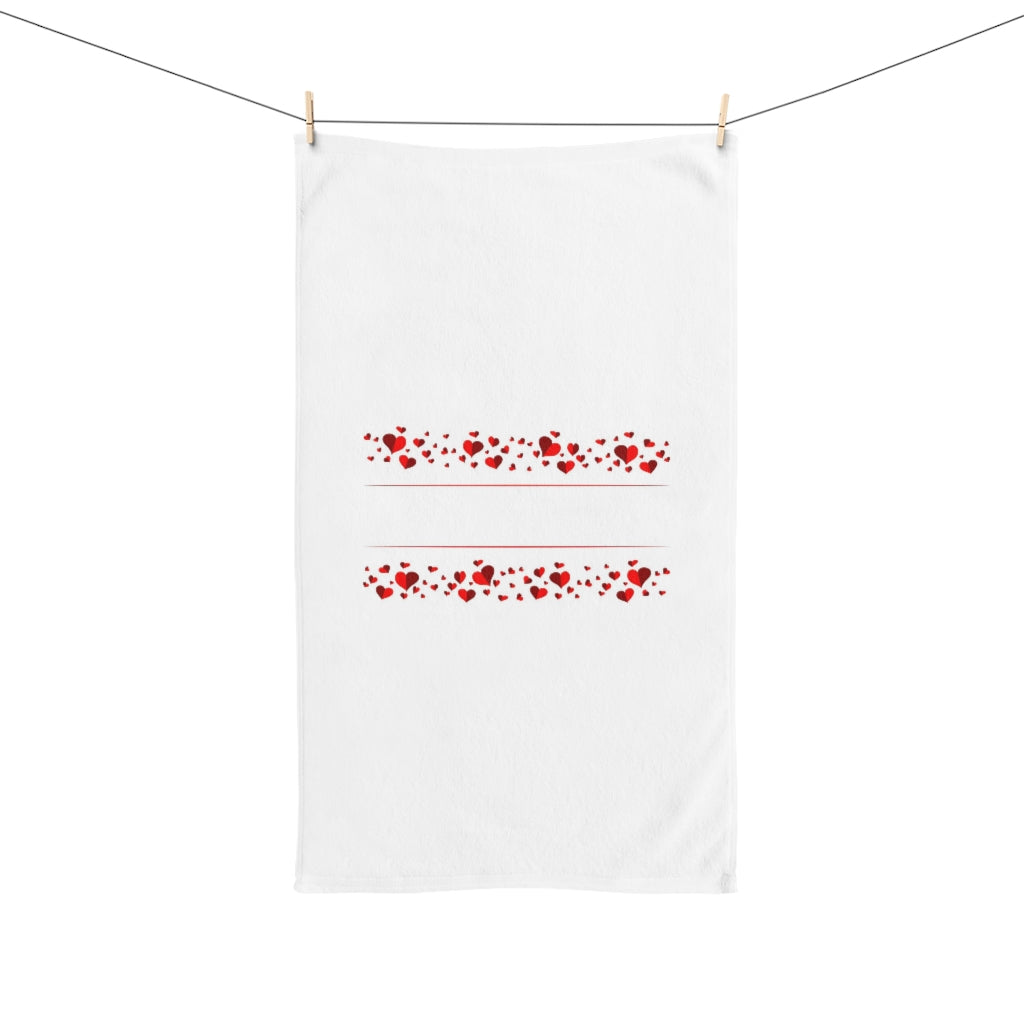 Happy Valentine's Day Hand Towel