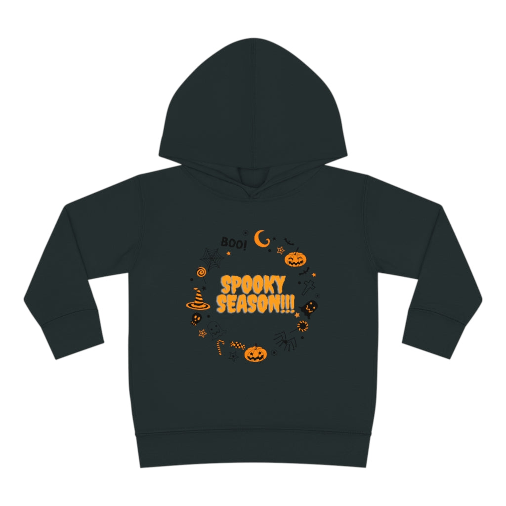 Spooky Season Boo!! Toddler Pullover Fleece Hoodie