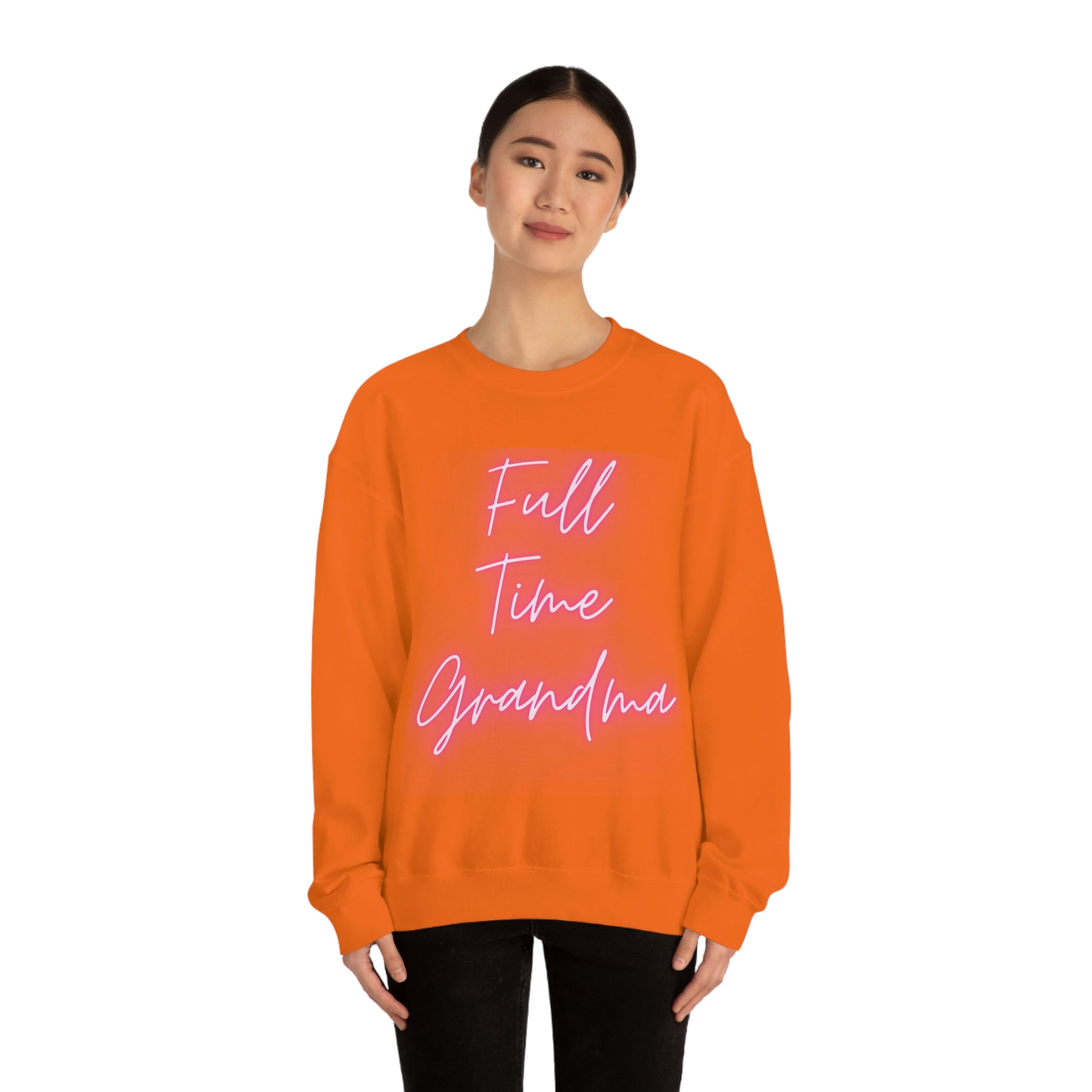 Full Time Grandma Unisex Heavy Blend™ Crewneck Sweatshirt