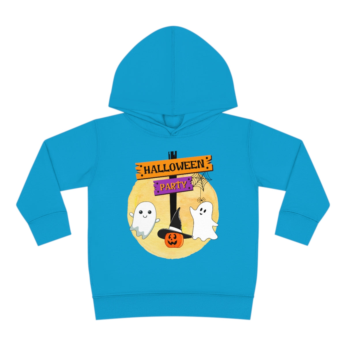 Halloween Party Toddler Pullover Fleece Hoodie