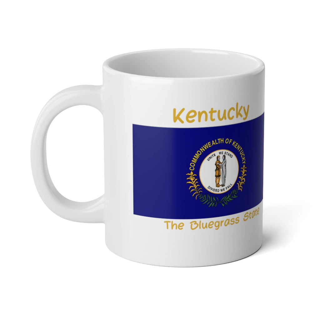Kentucky State Flag Jumbo Mug, 20oz