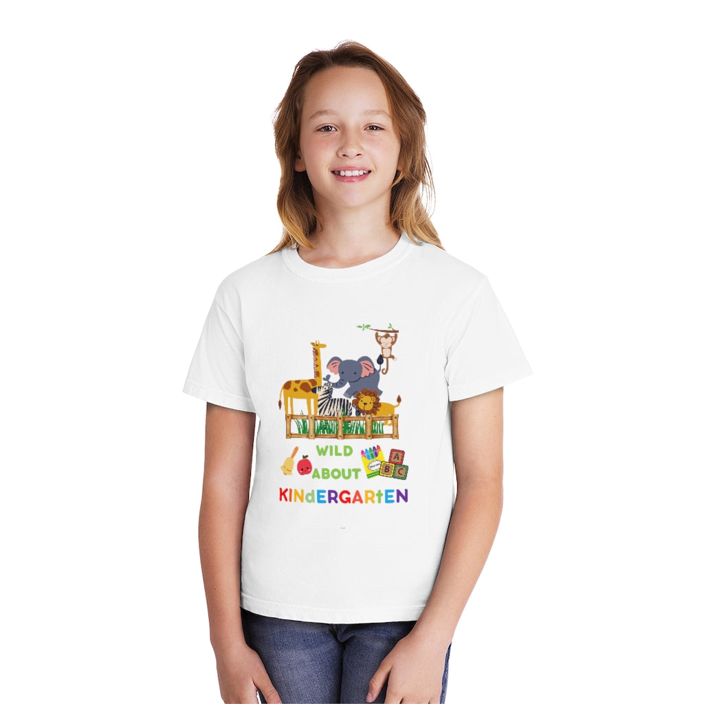 Wild About Kindergarten Youth Midweight Tee