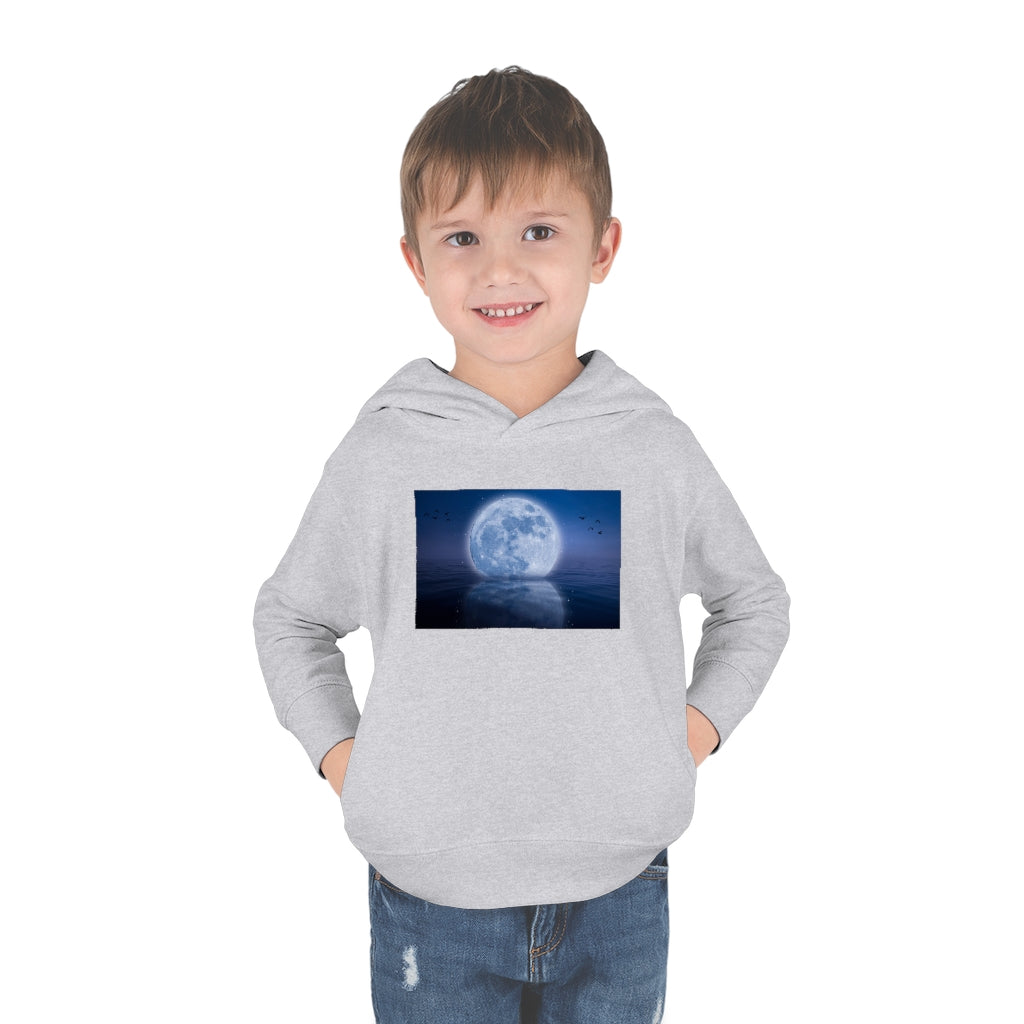 Mystical Moon Toddler Pullover Fleece Hoodie