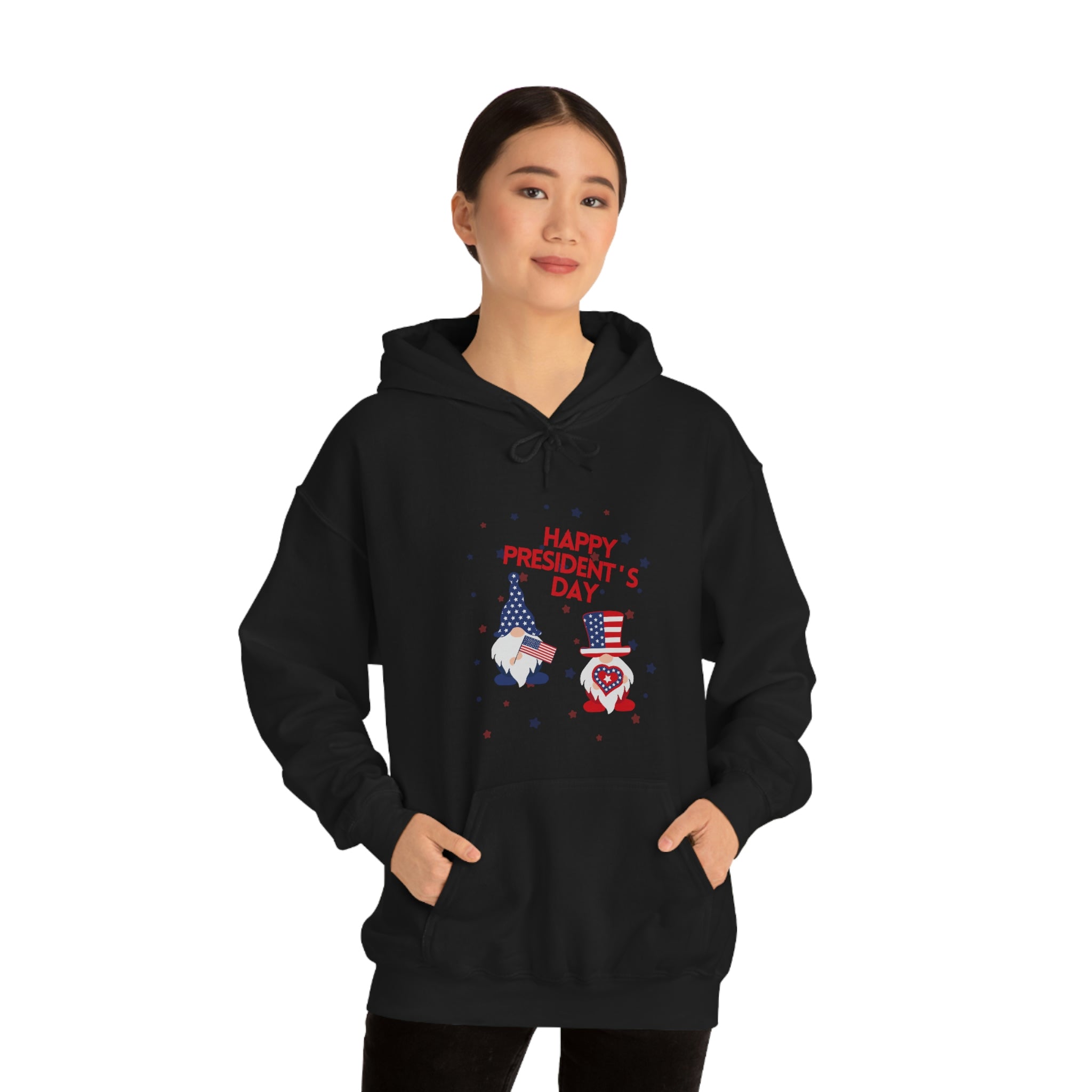 Happy President's Day Gnome Unisex Heavy Blend™ Hooded Sweatshirt