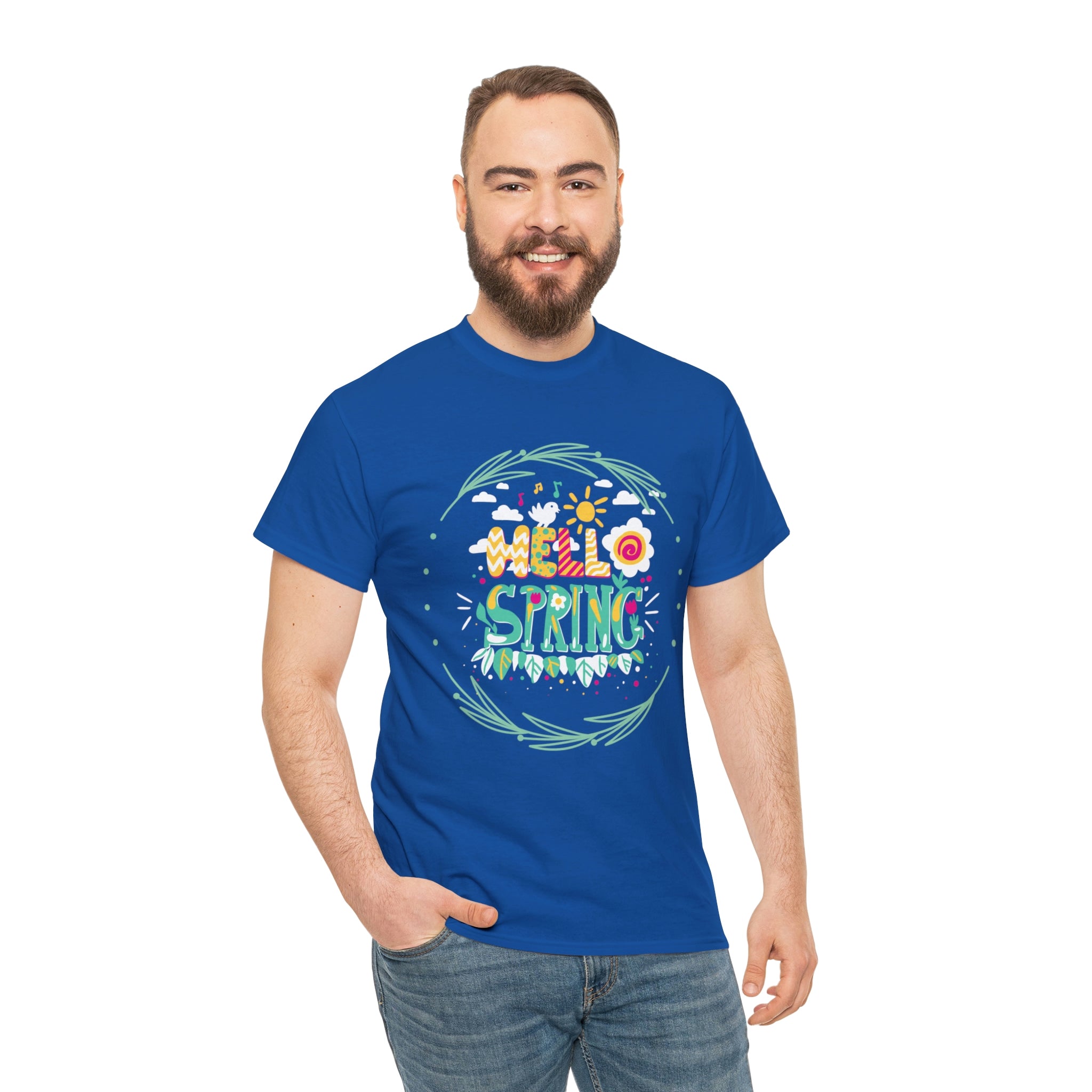 Hello Spring Unisex Heavy Cotton Tee