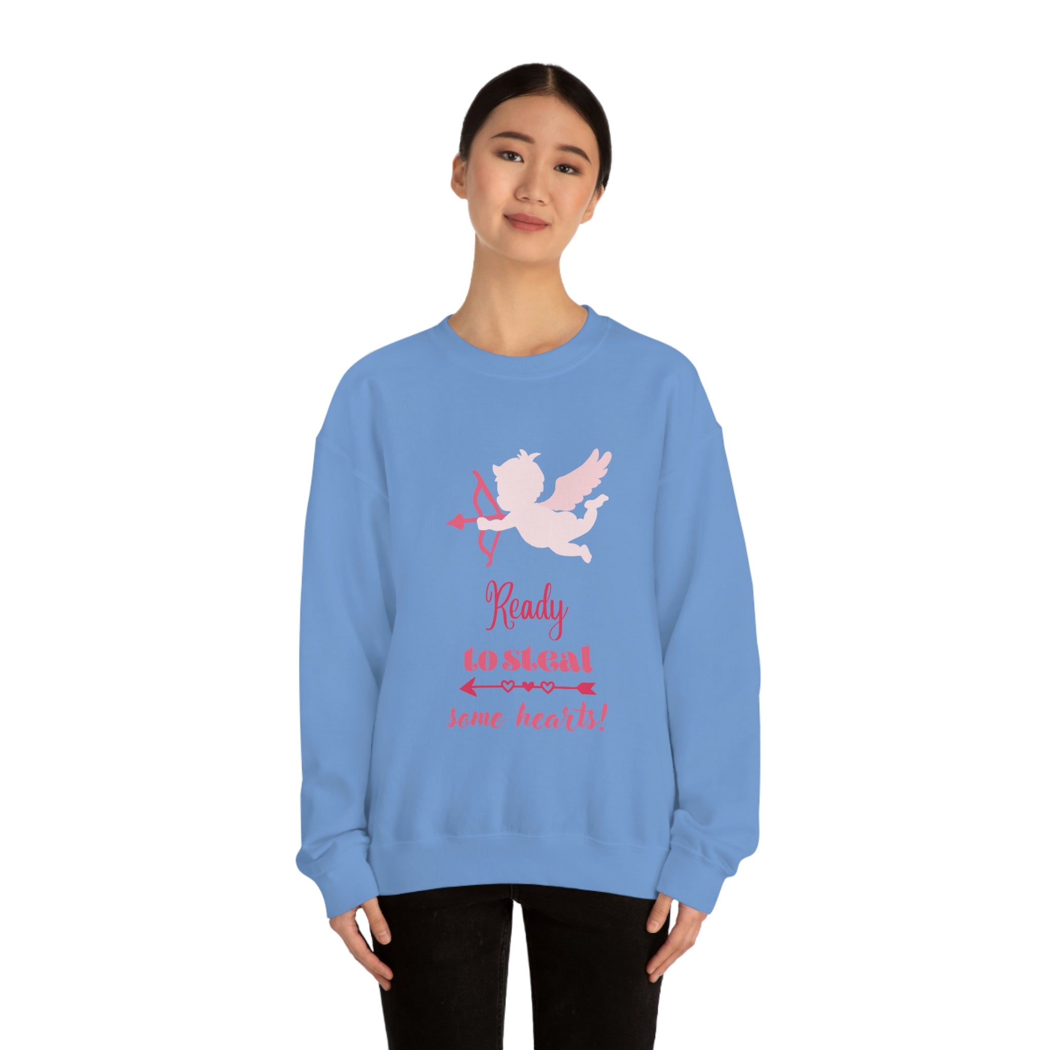 Ready To Steal Some Hearts!! Unisex Heavy Blend™ Crewneck Sweatshirt