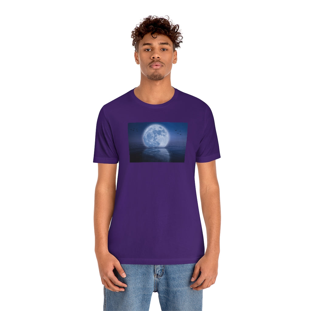 Mystical  Moon Unisex Jersey Short Sleeve Tee