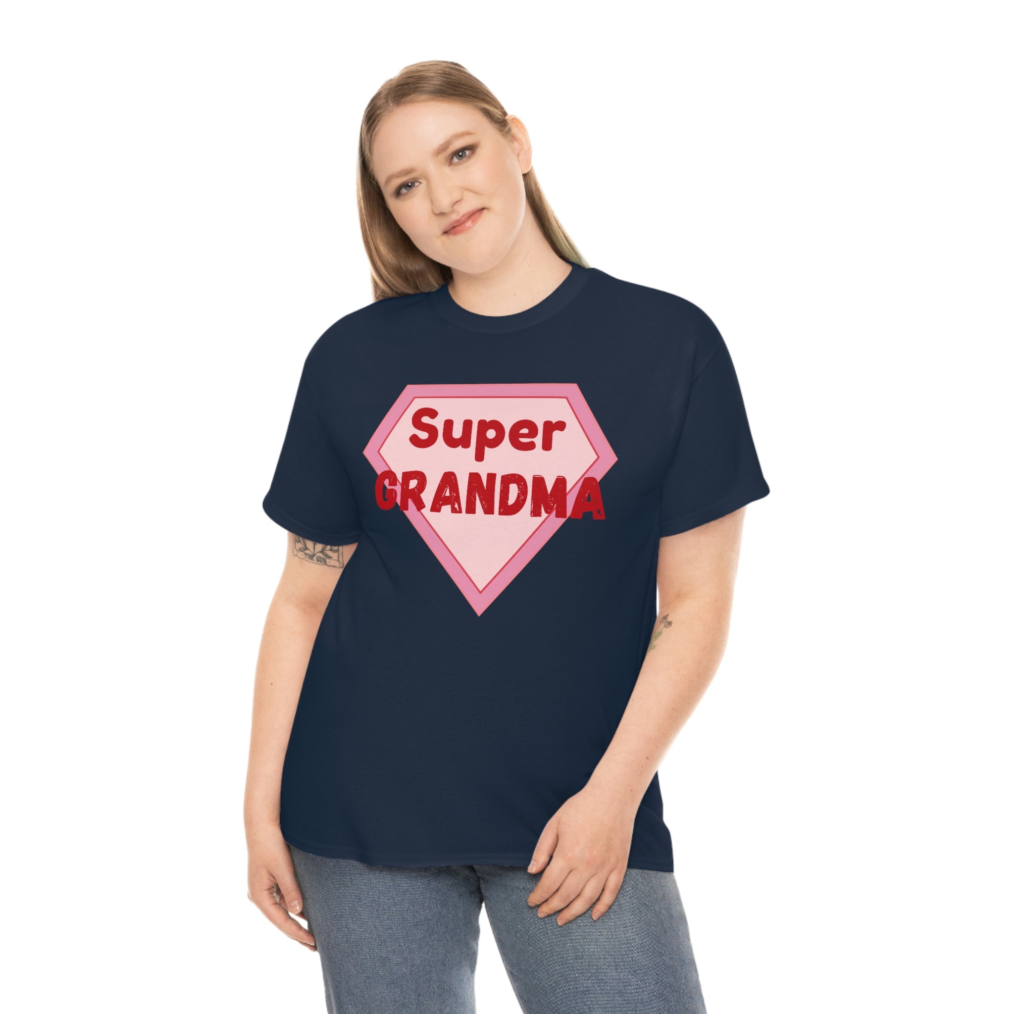 Super Grandma Unisex Heavy Cotton Tee