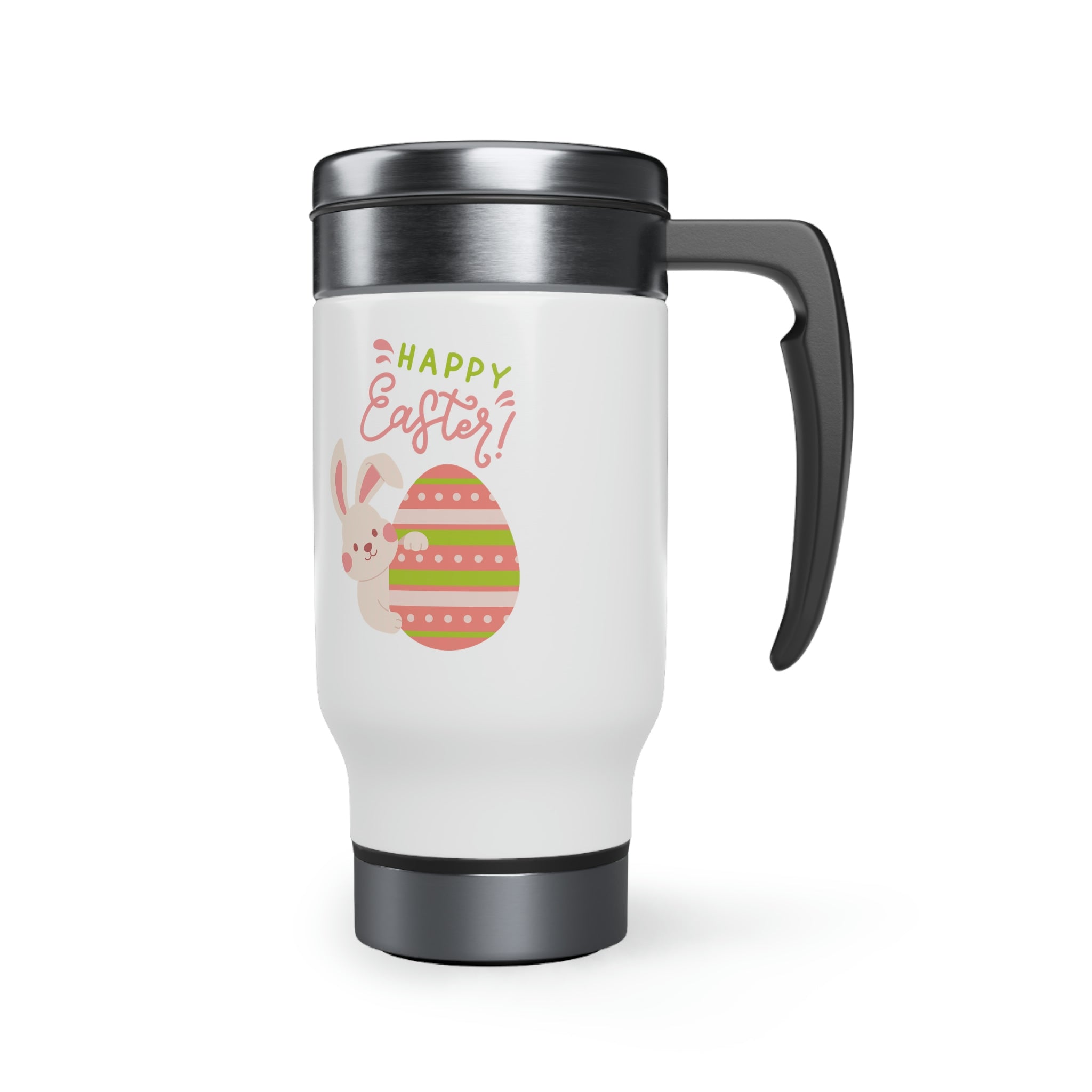 Easter Egg Stainless Steel Travel Mug with Handle, 14oz