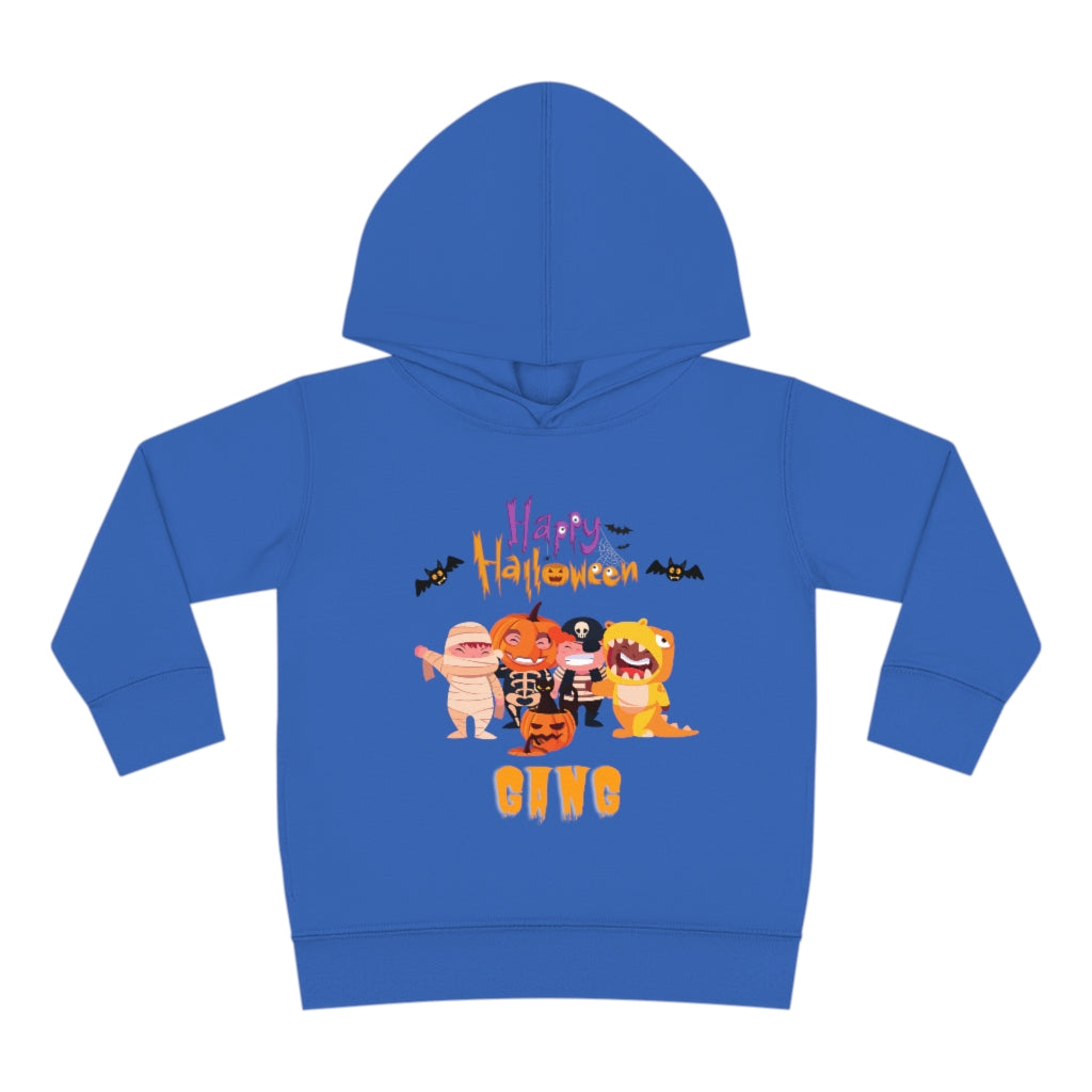 Happy Halloween Gang Toddler Pullover Fleece Hoodie